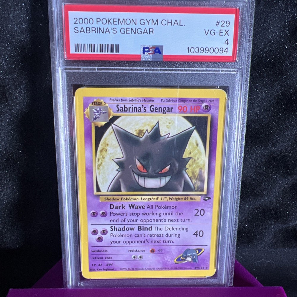 Sabrina's Gengar 29/132 Gym Challenge PSA 4 POP 26 Pokémon