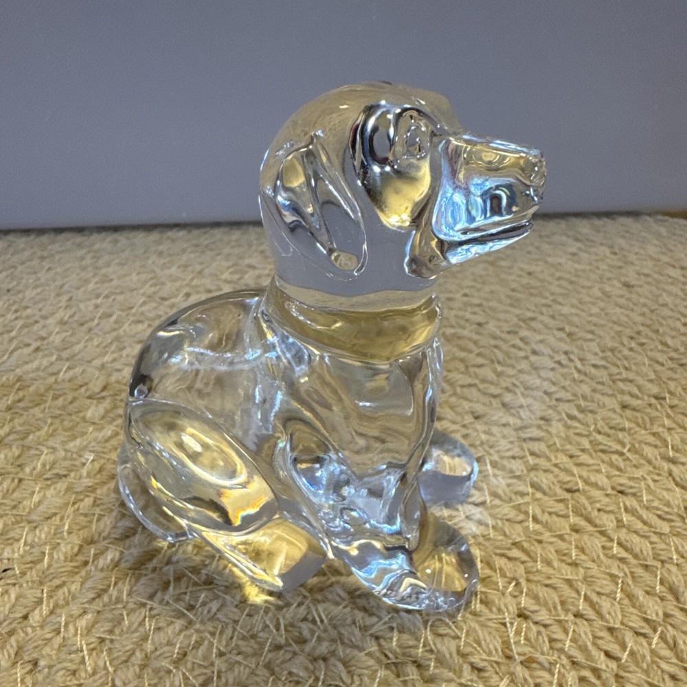 Waterford Crystal Ireland  LABRADOR Puppy Paperweight Figurine