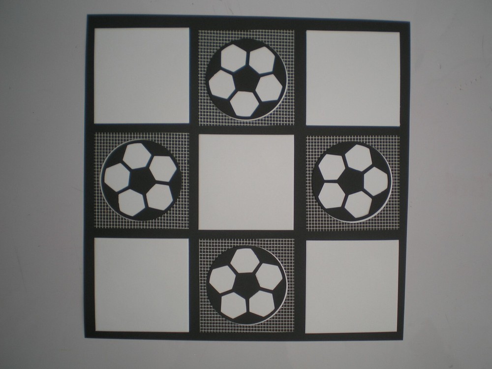 Soccer 1 #907 premade scrapbook pages