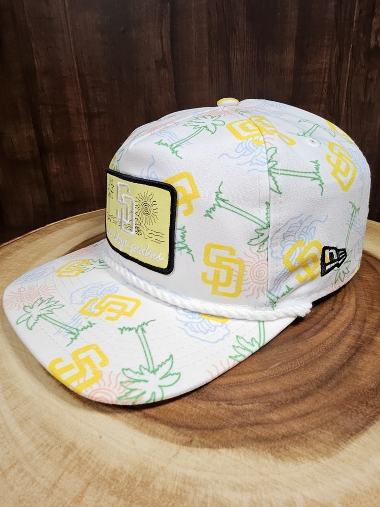 San Diego Padres The Golfer Rope Snapback Adjustable Floral MLB Hat by New Era