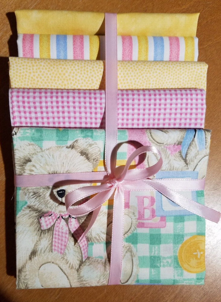 VTG Boyds Bears FQ Bundle Cotton Baby Nursery Fabric Spectrix Moda Cranston Springs New