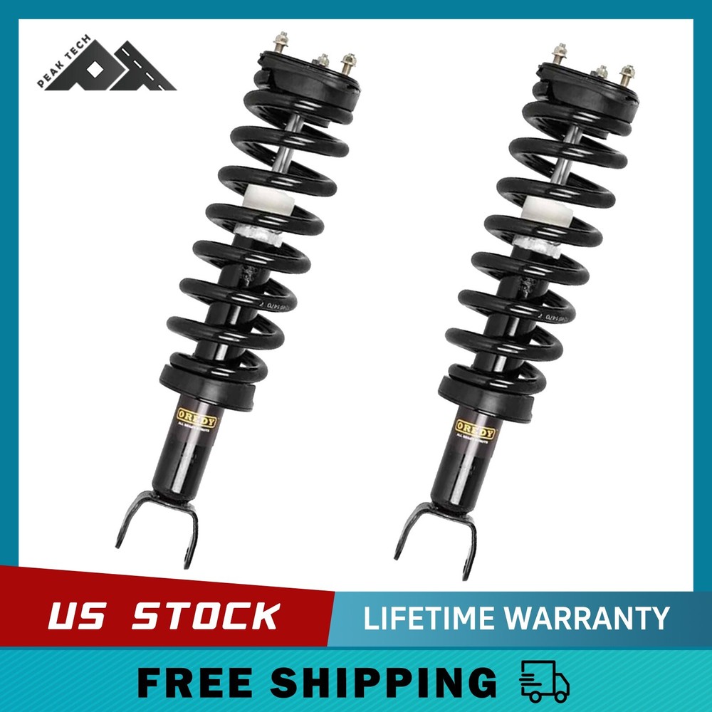 Pair Front Struts Replacement for 4WD Dodge Ram 1500 2006 2007 2008 5-Lug