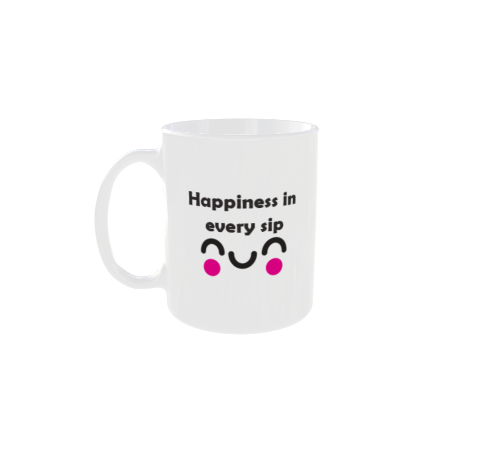 Happines in every sip 11.oz Coffee Mug