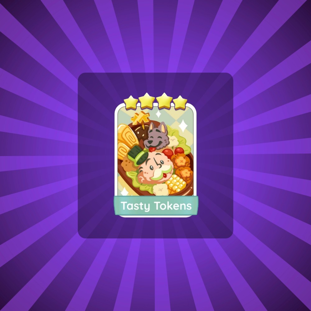 Tasty Tokens - Mono Go 4 Stars Sticker ⚡ Artful Tales Album ⚡ Fast Delivery