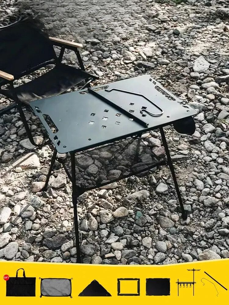 Camping Table Accessories Lightweight Multifunctional Folding Aluminum Alloy New