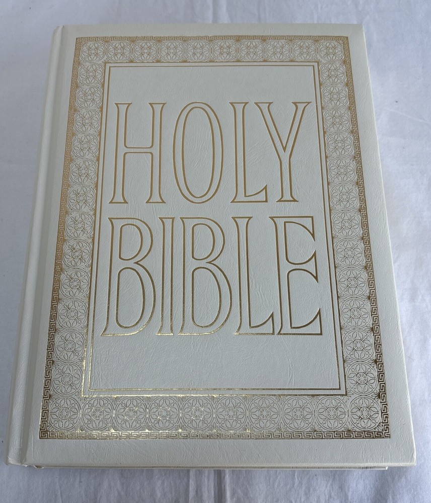 Holy Bible Large King James Version Regency Family Record 700WXG Vintage