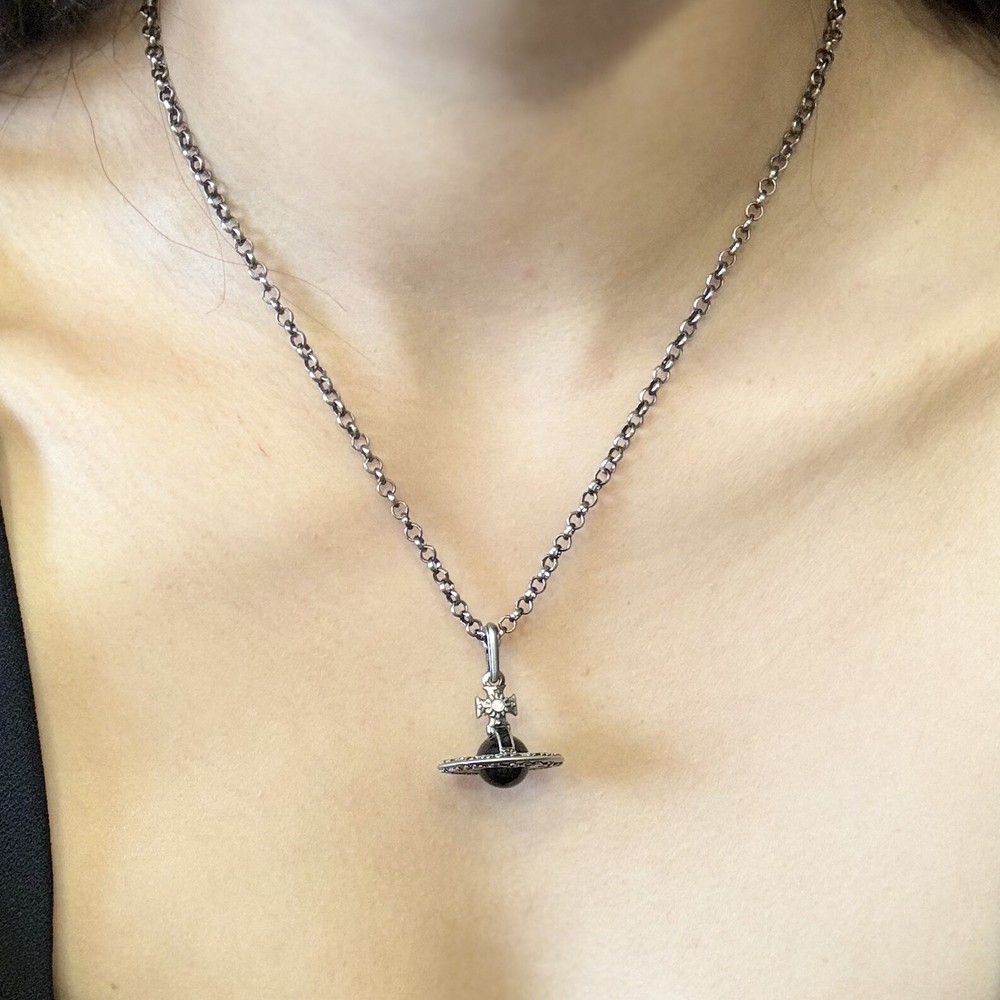 Vivienne Westwood Nana Floral Vintage Style Small Orb Necklace With Box295