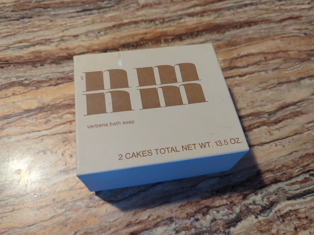 Vintage Neiman Marcus Verbena Guest Bath Soap Box Set of 2