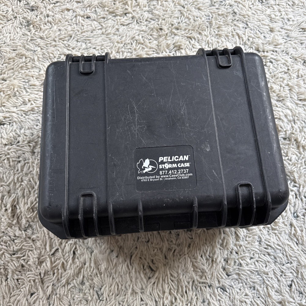 Pelican Storm 14x12x7 Protective Waterproof Hard Case for Camera Drone