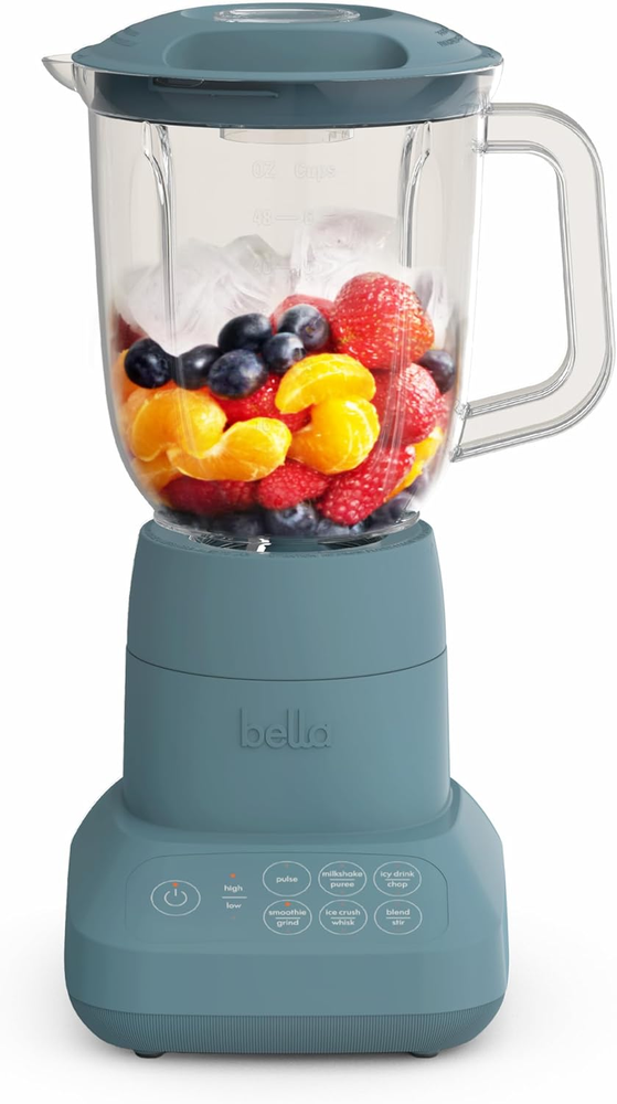 10-Speed Multifunction Blender Juicer Smoothie Maker Compact Fits-Anywhere Kitchen Appliance  