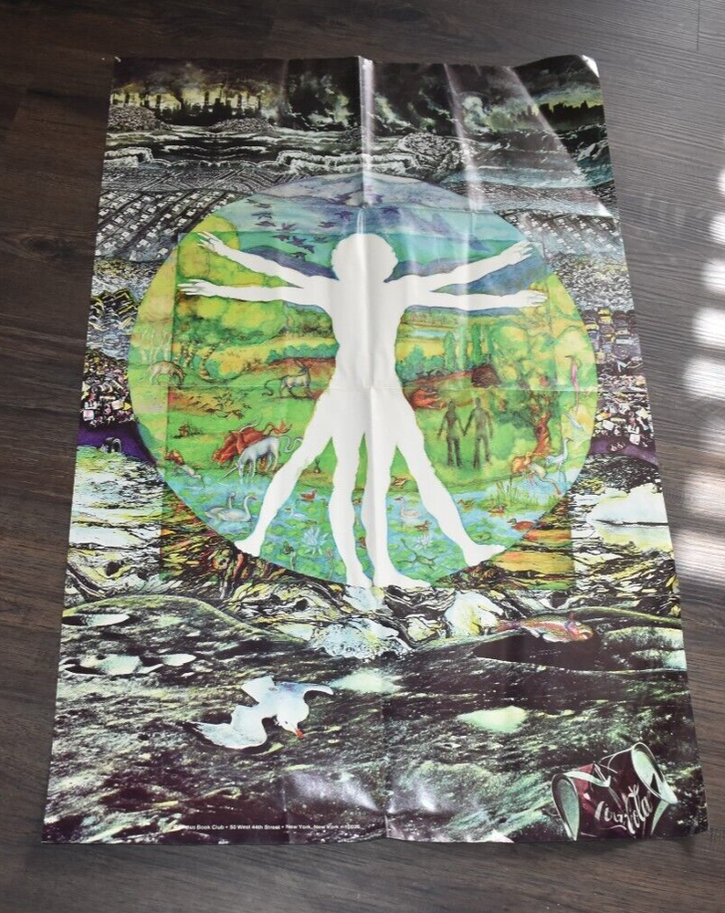 CAMPUS BOOK CLUB DaVINCI INSPIRED HEADSHOP POSTER LARGE 34x22