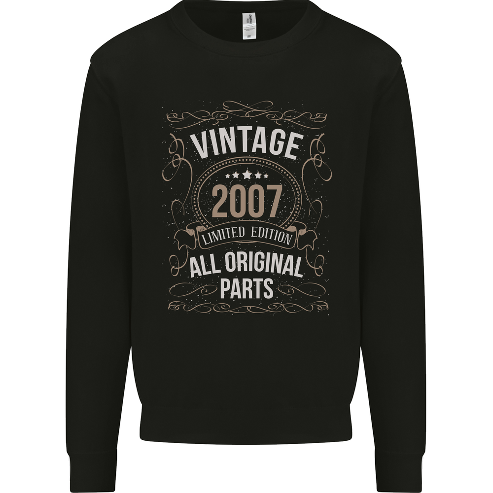 18th Birthday Limited Edition 2007 Mens Sweatshirt Jumper