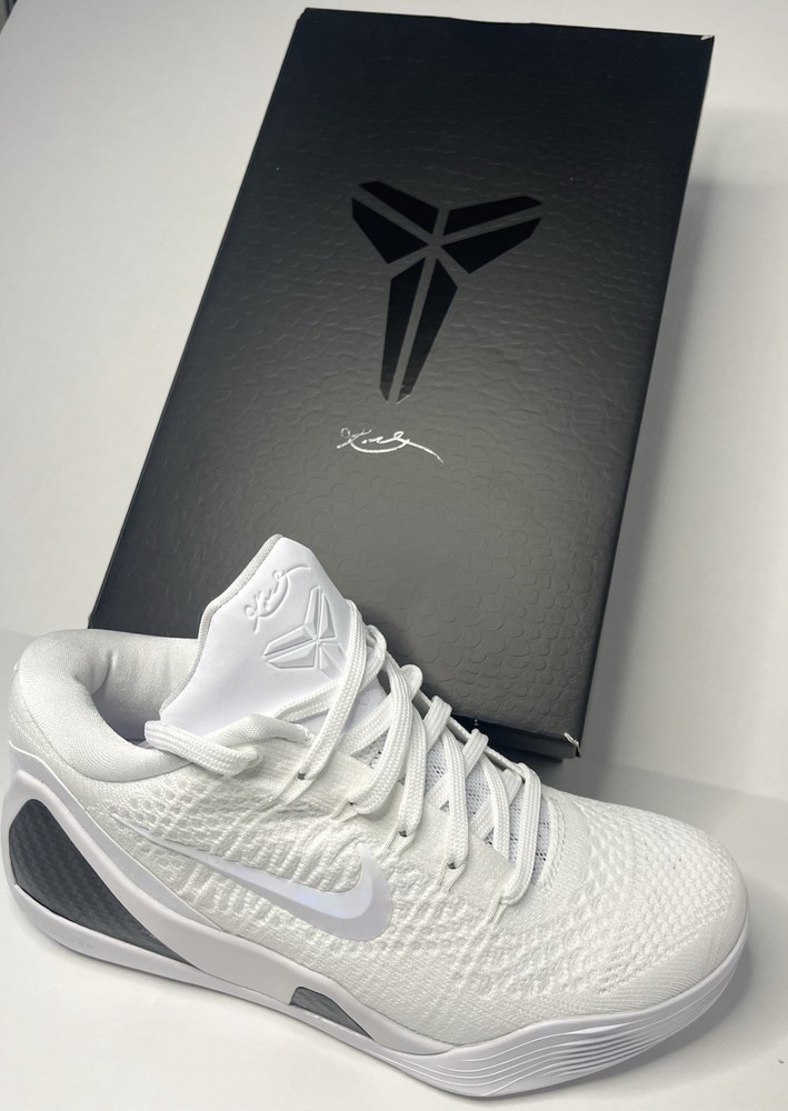 Kobe 9 Elite Halo Low Protro Mens Basketball Shoes White Size 7