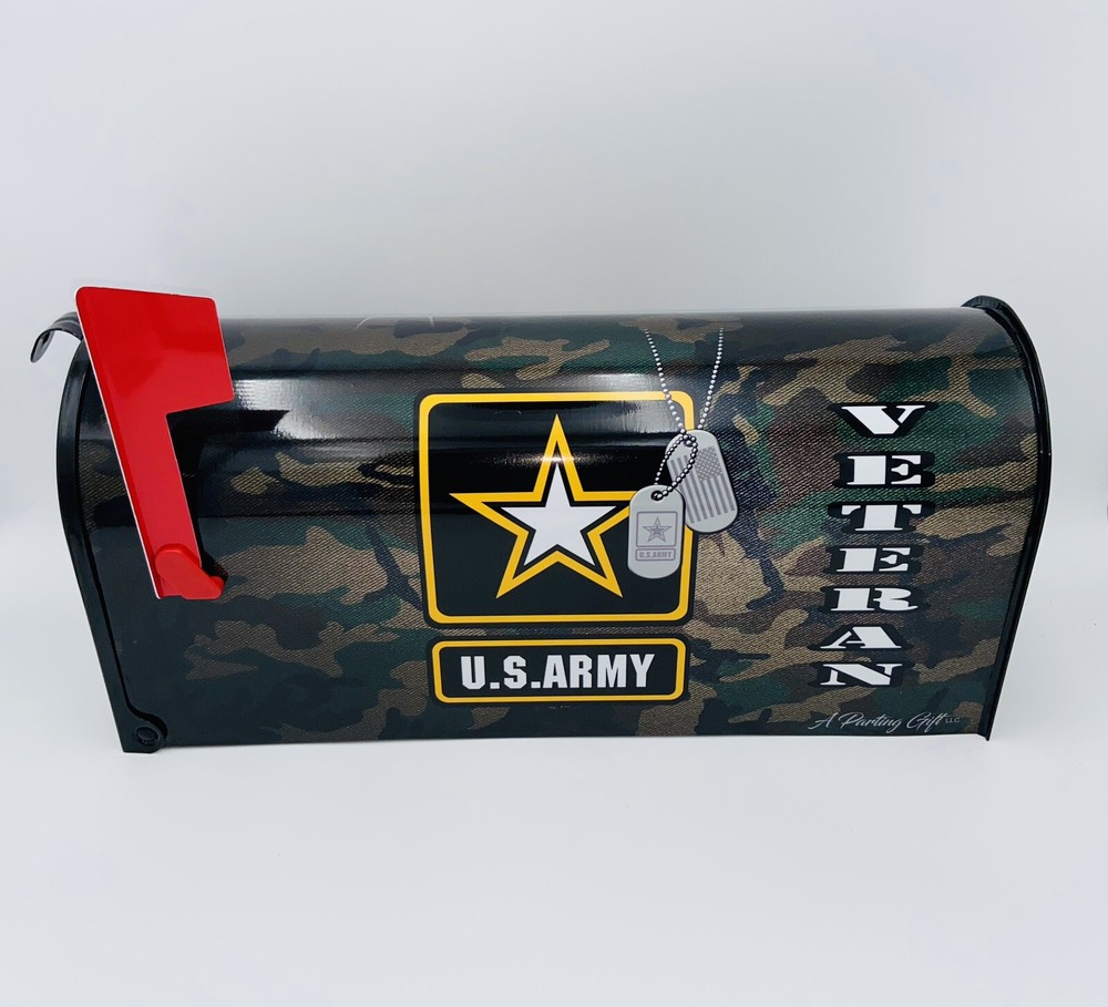Customized mailbox, Army Veteran, Gift for grandparents, Army, Gift for dad