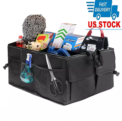 Foldable 40L Trunk Cargo Organizer Storage Bin for Car Truck SUV