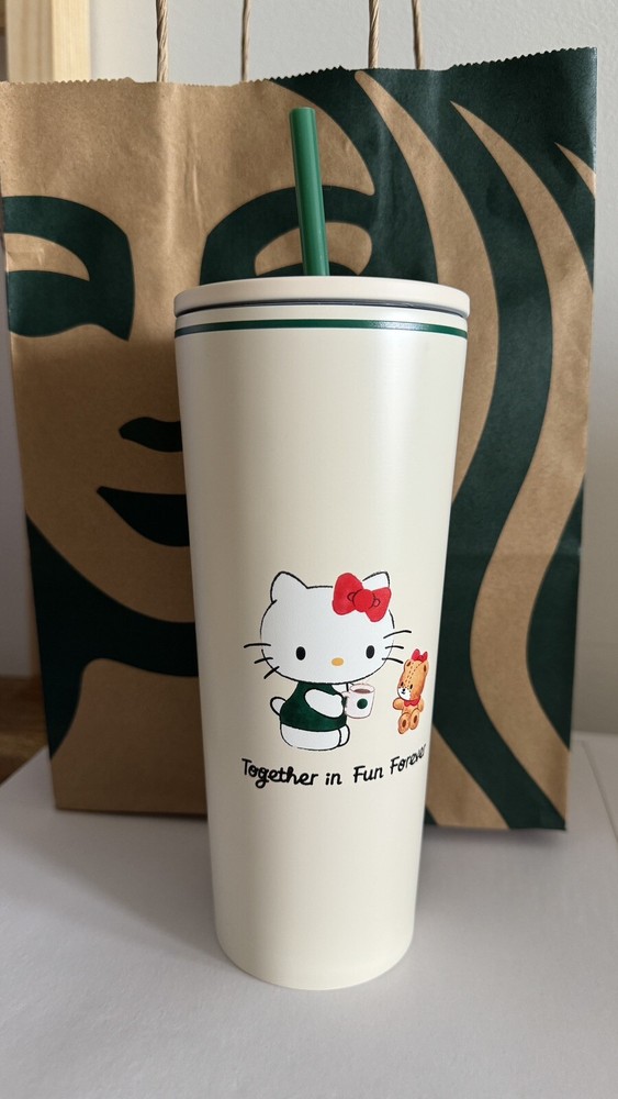 Hello Kitty x Starbucks stainless steel cold cup 16oz 2024