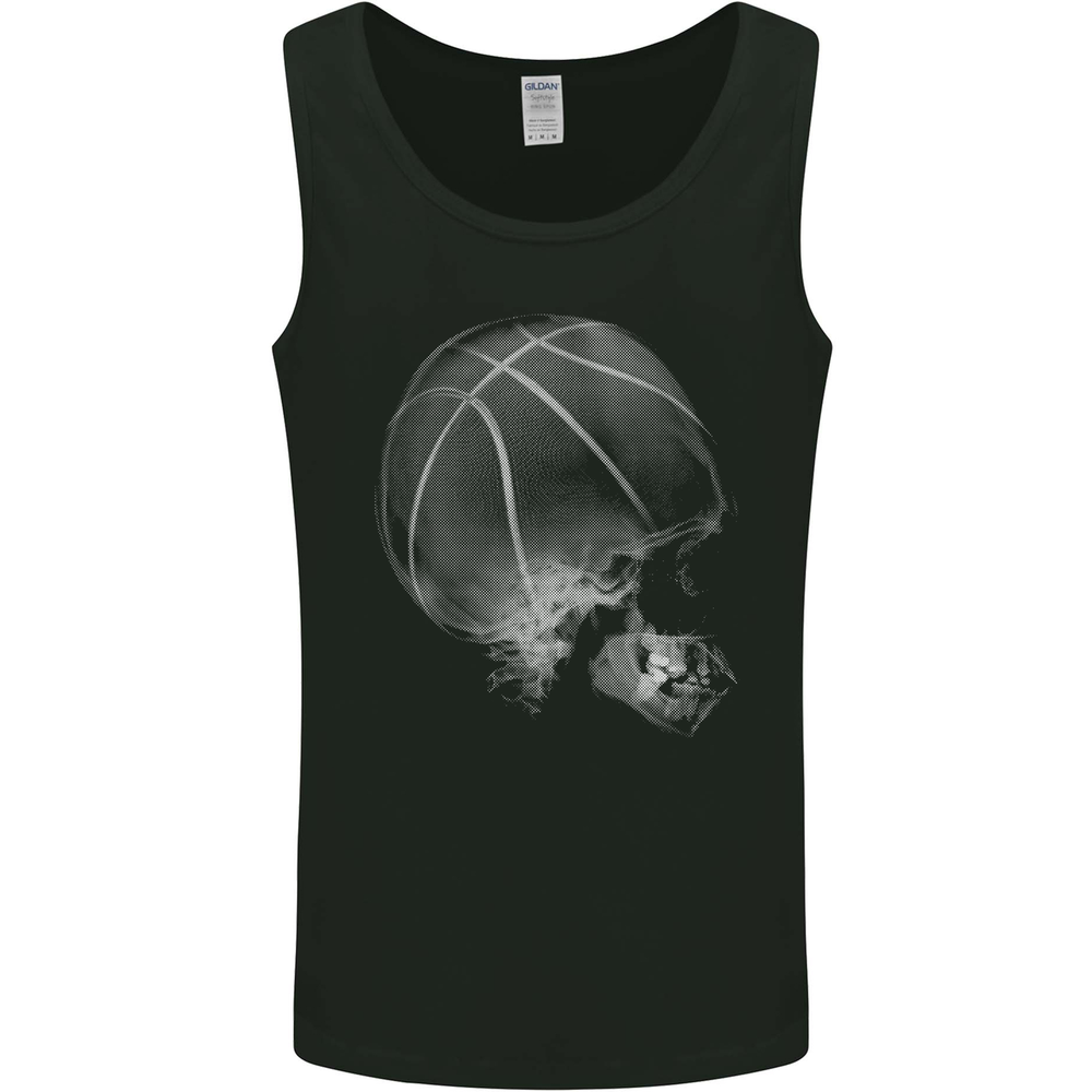Basketball Skull Mens Vest Tank Top