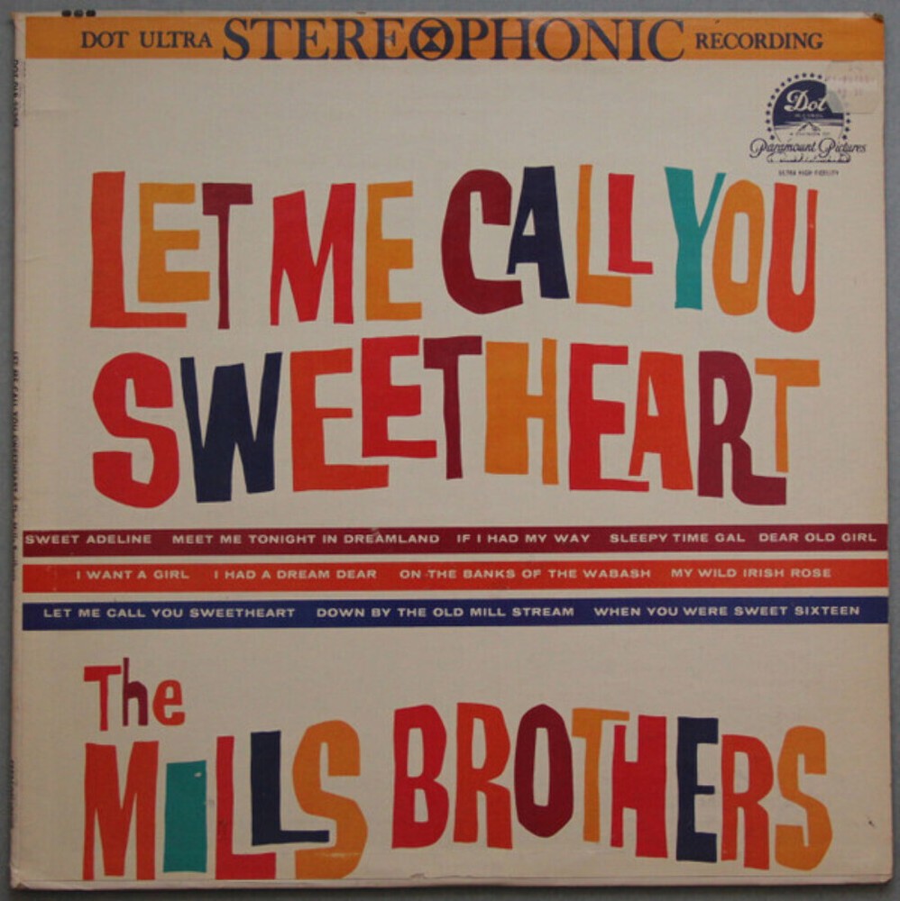 The Mills Brothers - Let Me Call You Sweetheart - Dot Records - DLP 25,208 - LP,