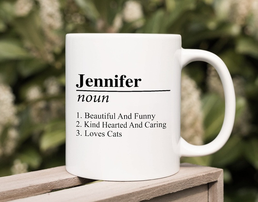 Name Definition Mug Personal Mug Custom Coffee Mug Birthday Gift Funny Mug Dicti