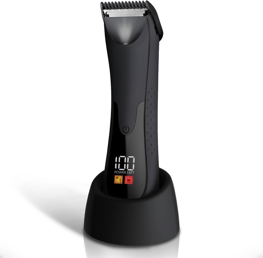 Waterproof Electric Groin Trimmer for Men - Manscaping Ball & Body Hair Trimmer