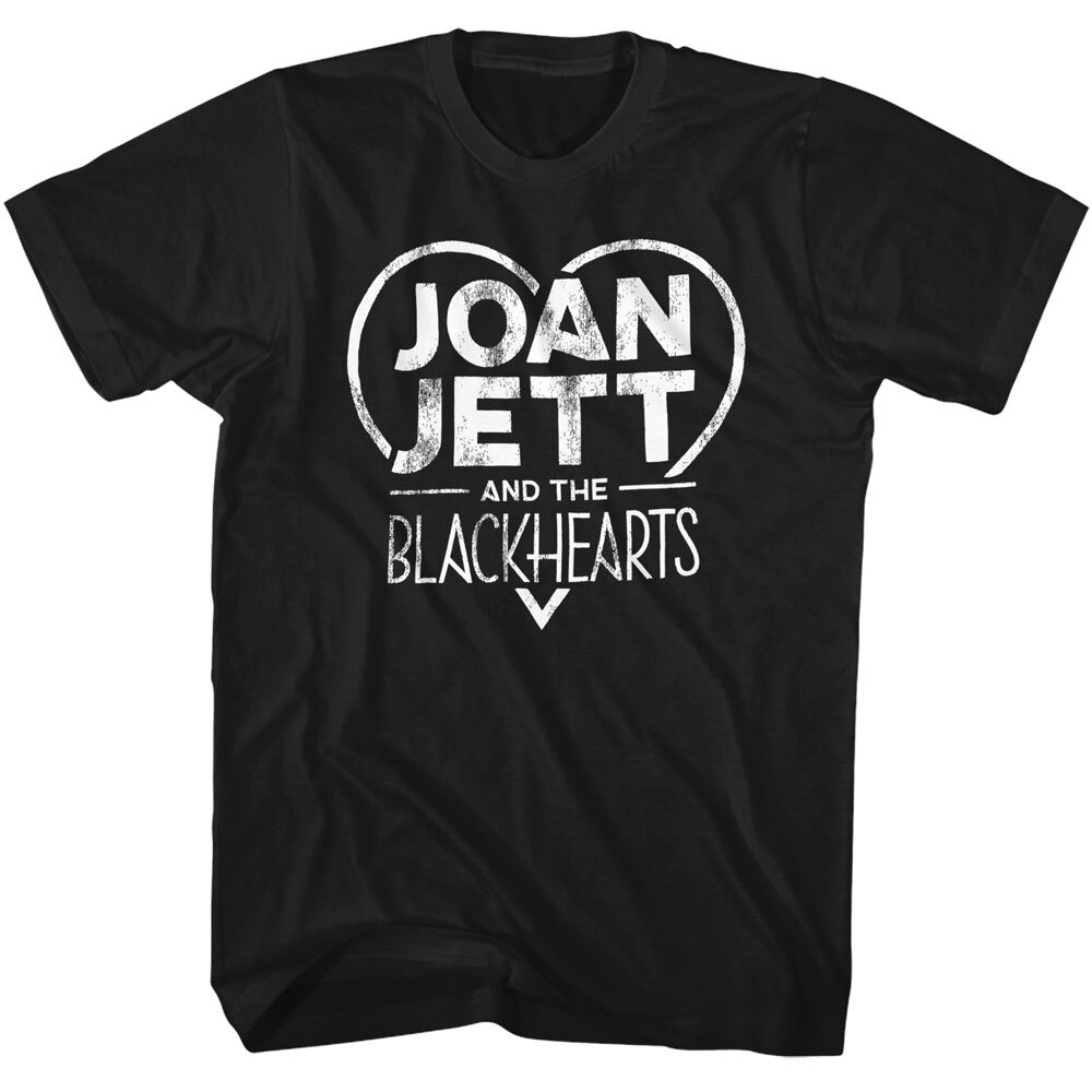 Joan Jett & The Blackhearts T-Shirt Men's 80's Rock 'N Rock Official New Black