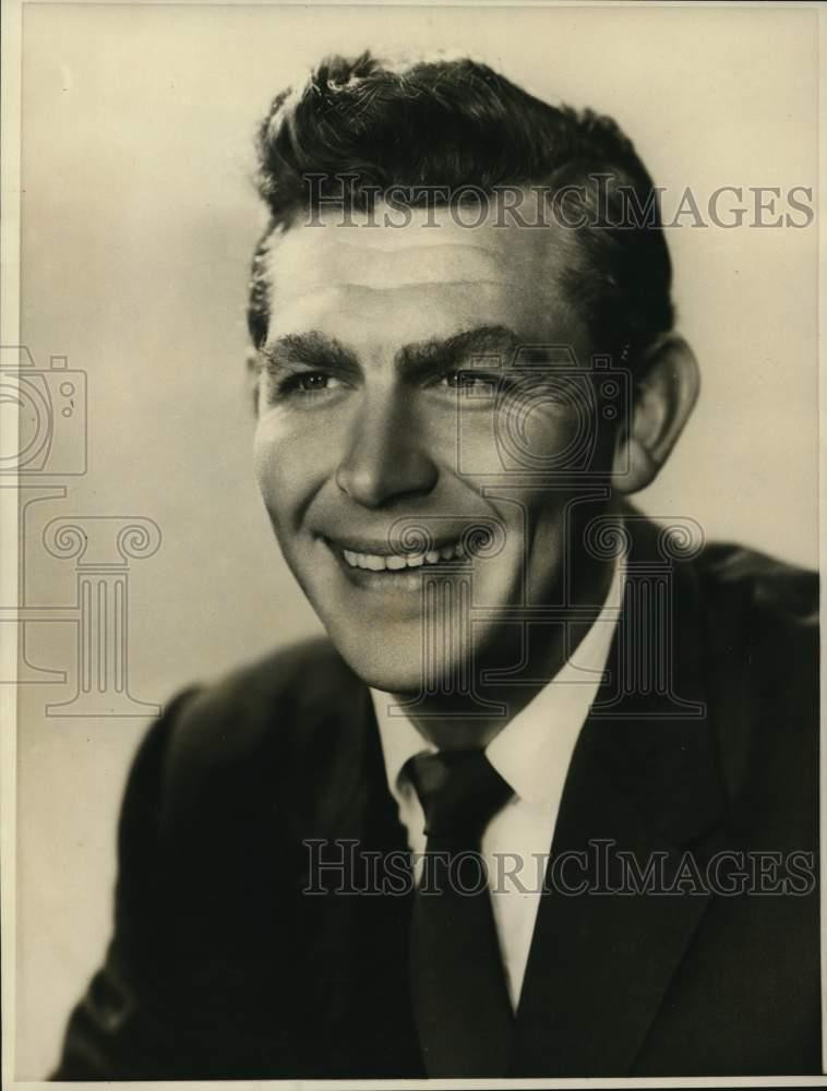 1962 Press Photo Actor Andy Griffith - lrx50542