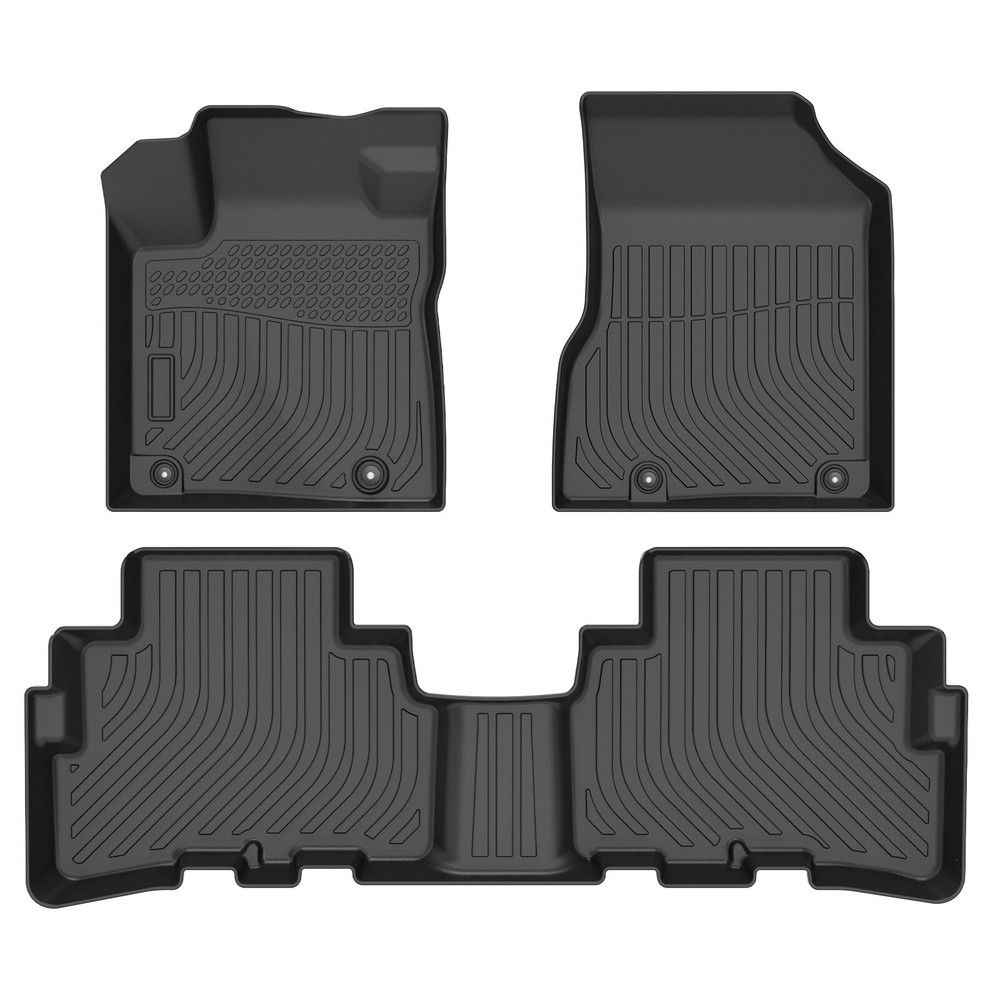 All Weather Floor Mats for 2019-2024 Nissan Murano 3D TPE Rubber Liners 3pcs Set