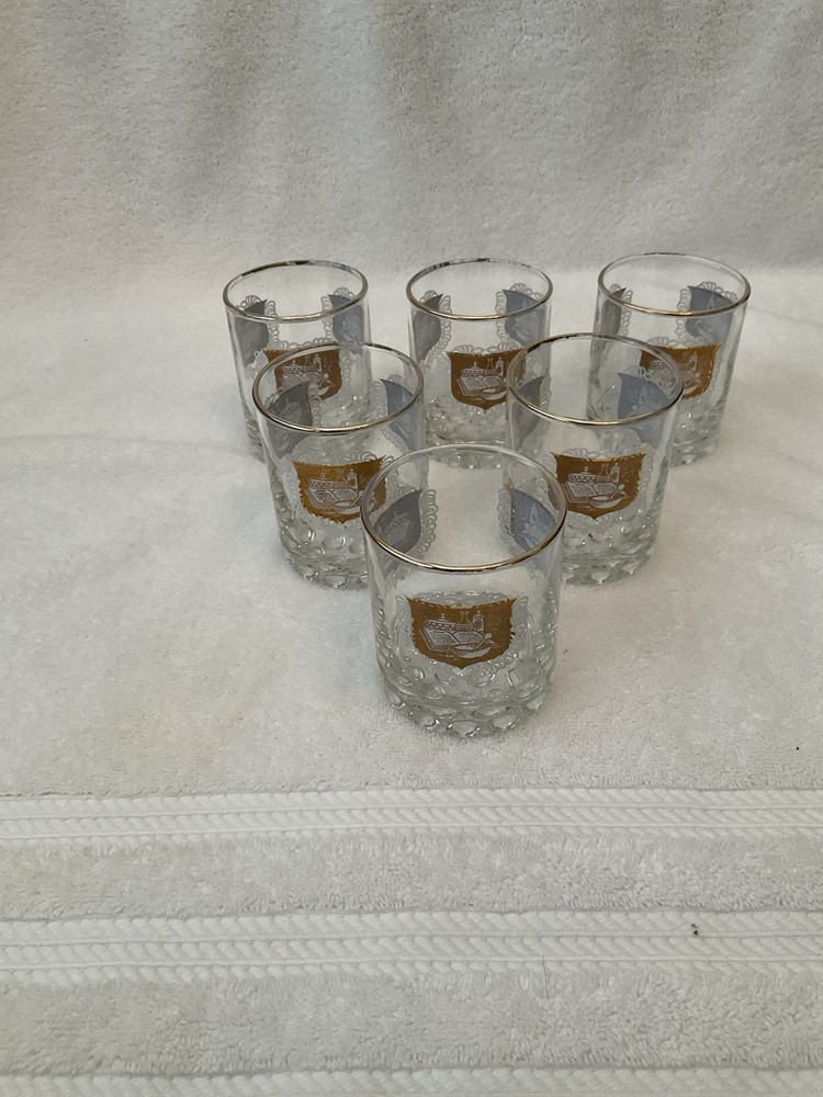 Libbey Vintage Apothecary Lowball Glass Tumbler Set of 6