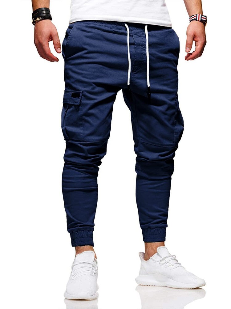 Men's BUXKR Cargo Joggers - Casual Hiking Workout Sweatpants