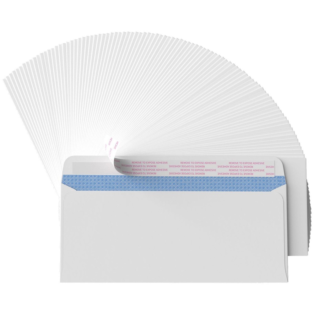 CREGEAR #6 3/4 Envelopes, Security Tinted Self Seal Envelopes for Privacy & B...