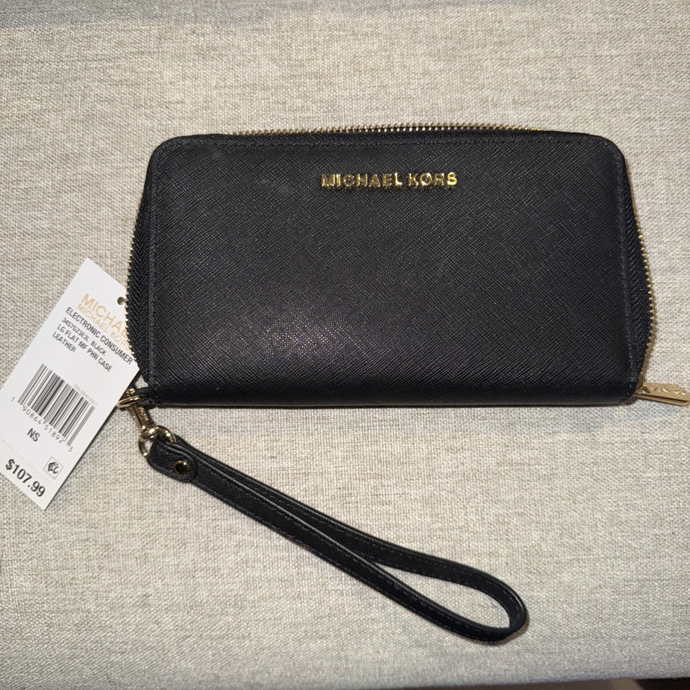 Michael Kors Leather Women's Wristlet Wallet