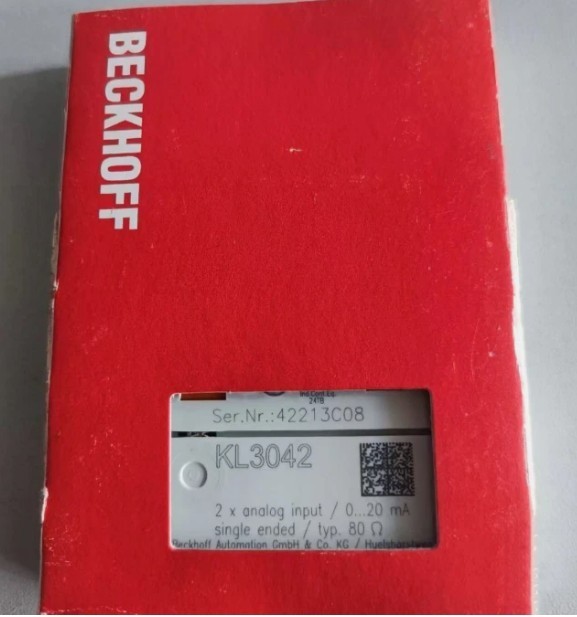New In Box Beckhoff KL3042 PLC Module KL3042 KL3042 Free shipping