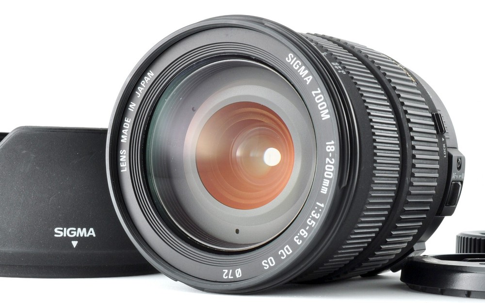 Canon Fit SIGMA 18-200mm F3.5-6.3 DC OS [Near MINT] 11x AF Zoom Lens EOS APS-C