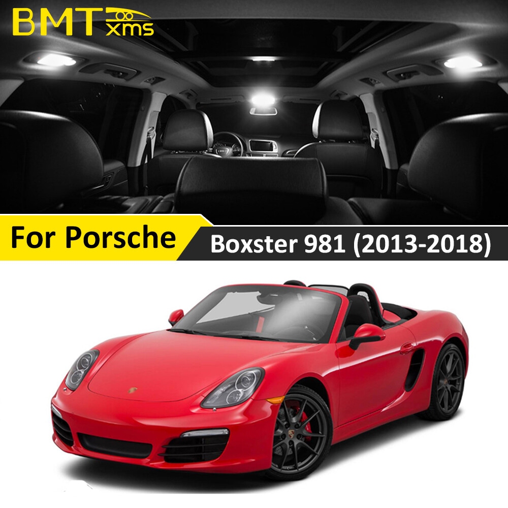 11pcs Canbus LED Interior Dome Map Light Kit For Porsche Boxster 981 2013-2018