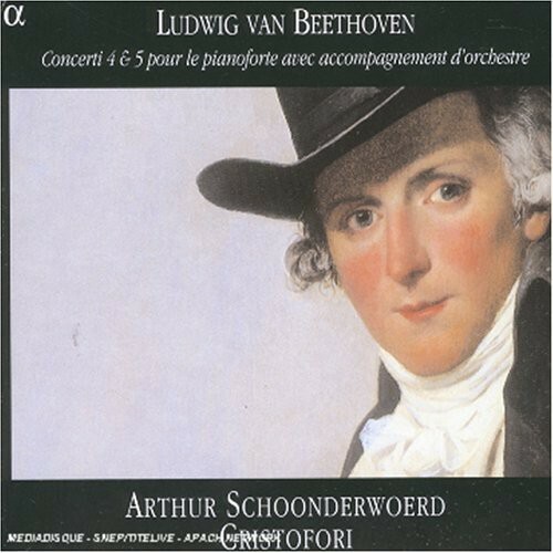 Beethoven Piano Concertos 4 & 5 by Schoonderwoerd Cristofori Ensemble CD 2005