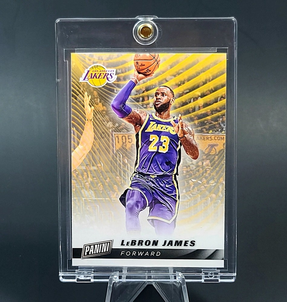 Lebron James PANINI EXCLUSIVE HTF CYBER MONDAY LAKERS GOLD CARD - MINT - W/ CASE-image
