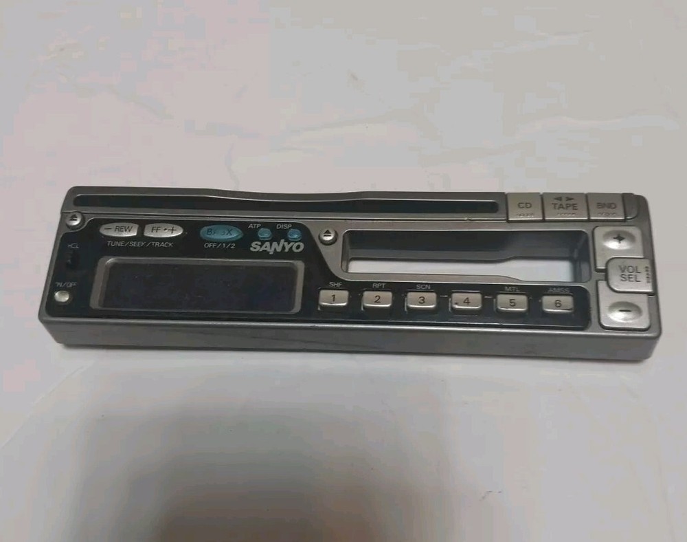 Sanyo FX-CD500 Car Stereo Tape/Cd Player Old School Only Faceplate