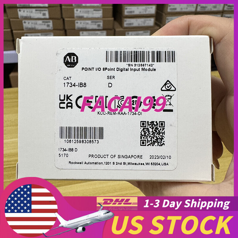 AB 1734-IB8 Allen-Bradley 8 Point Digital Input Module 2023 New Sealed Stock TX