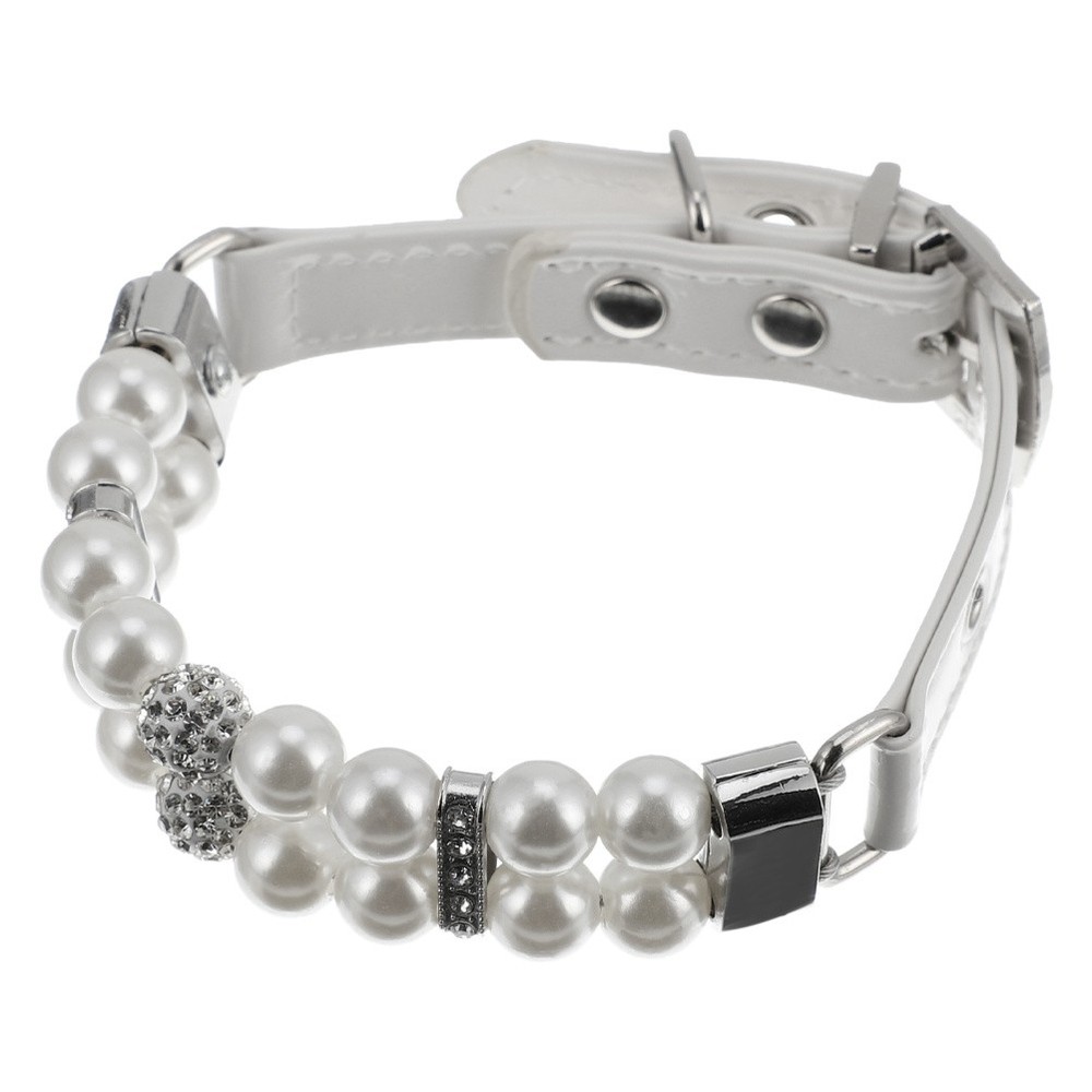 Pet Jewelry Dog Collar Necklace Adjustable Chunky Style For Small Dogs