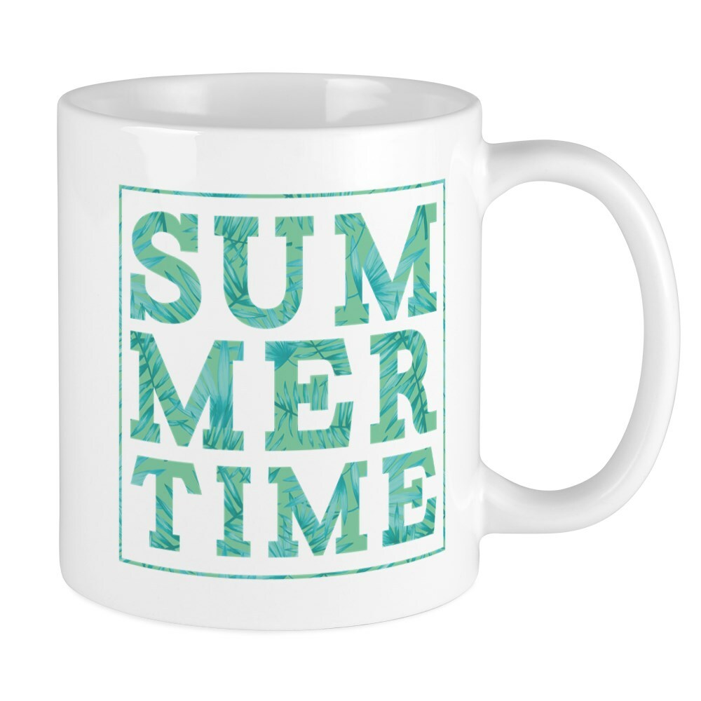CafePress Summertime Print 11 oz Ceramic Mug (64598585)