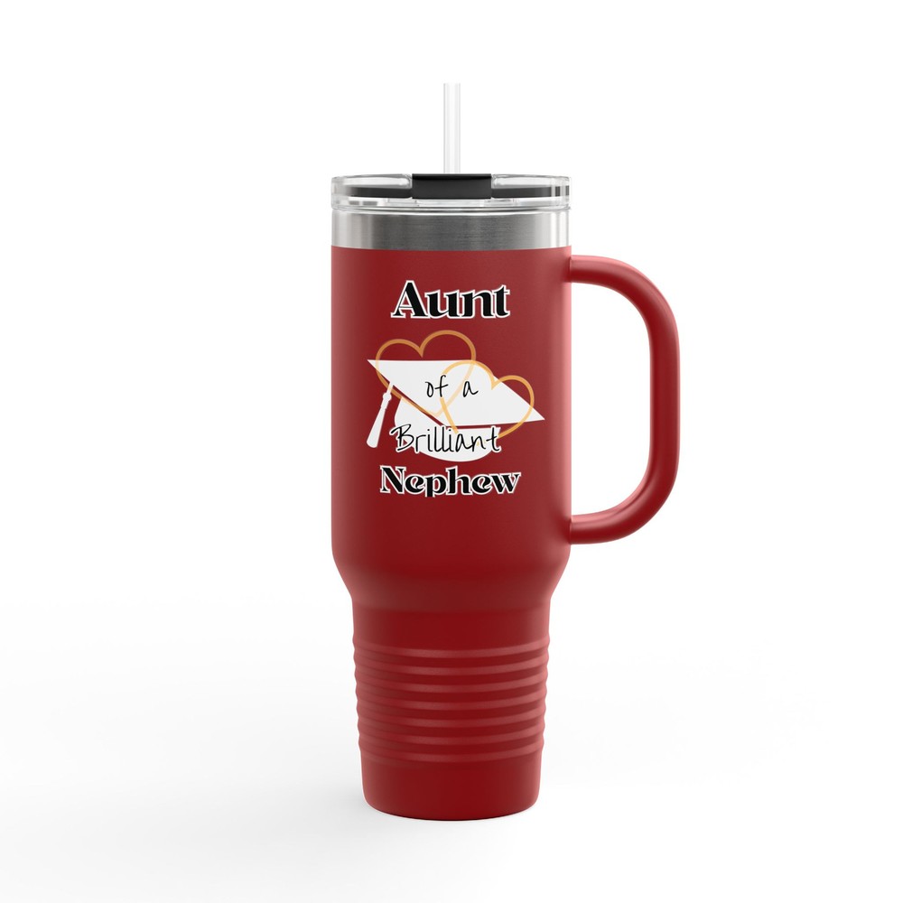 40oz Insulated Travel Mug for Aunts Graduation Gift