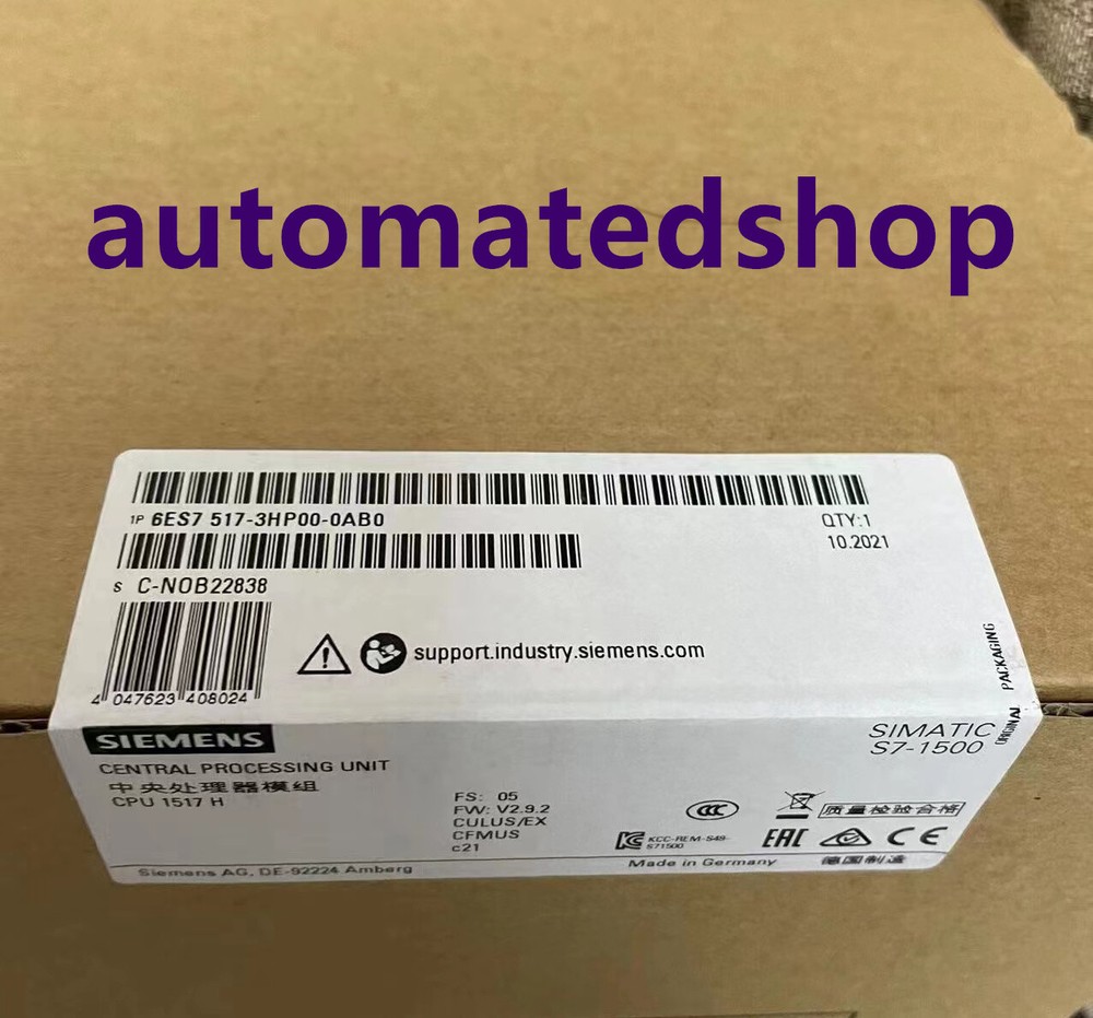 Siemens 6ES7517-3HP00-0AB0 CPU brand new