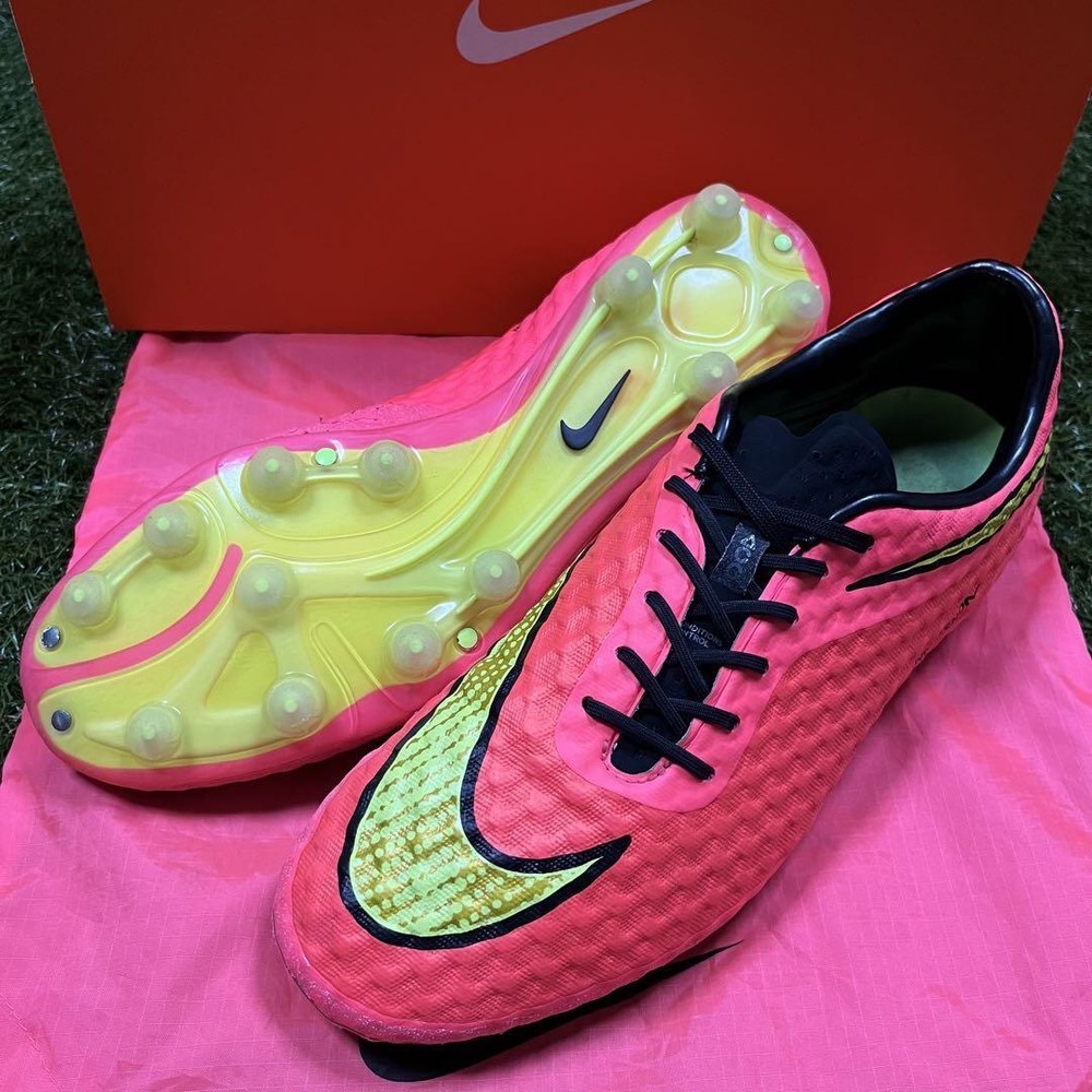 Nike Hypervenom Phantom HG-E Soccer Cleats US 9 - Preowned Condition