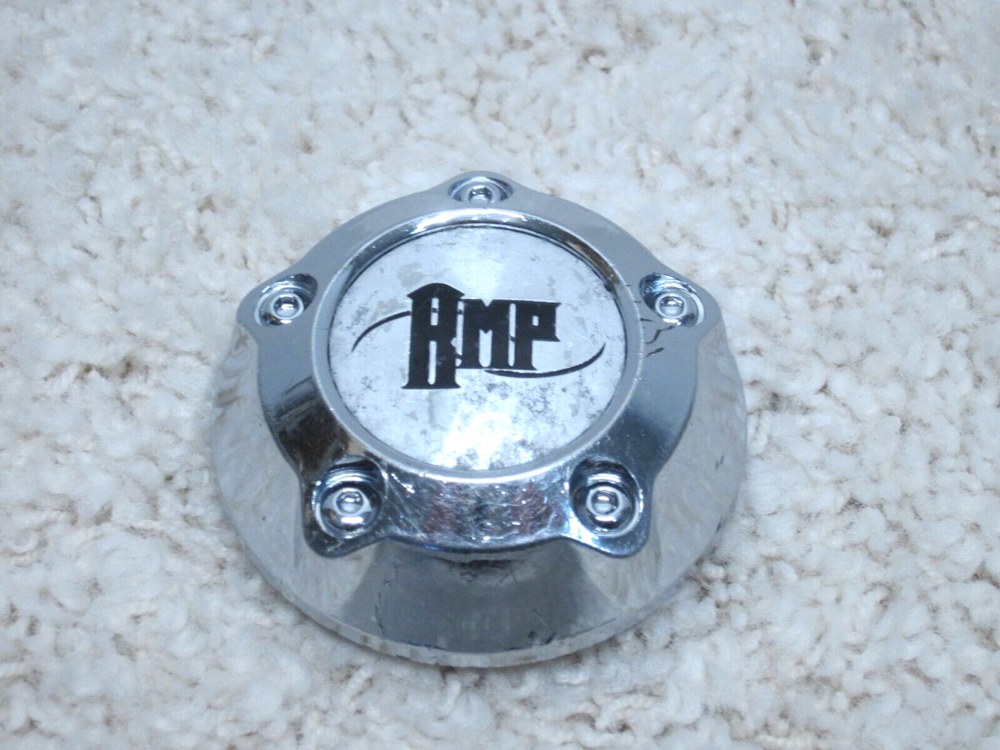 AMP 8510-16 CUSTOM ALLOY WHEEL SNAP ON CHROME CENTER CAP #2F-3
