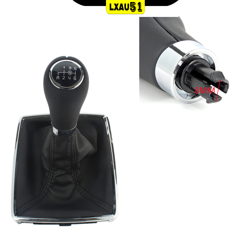 8mm Gear shift knob with boot 6 speed For Mercedes W204 C250 C300 C350 2008-2015