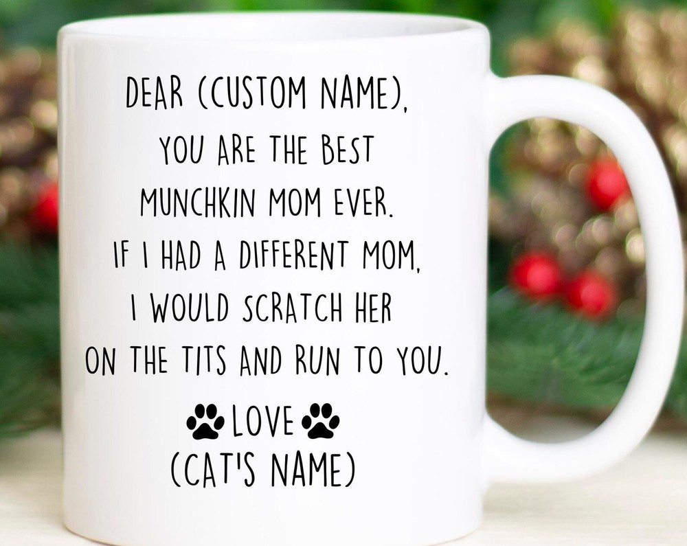 Munchkin Cat Mom Birthday Gift Munchkin Mom Christmas Gift Munchkin Mom Valentin