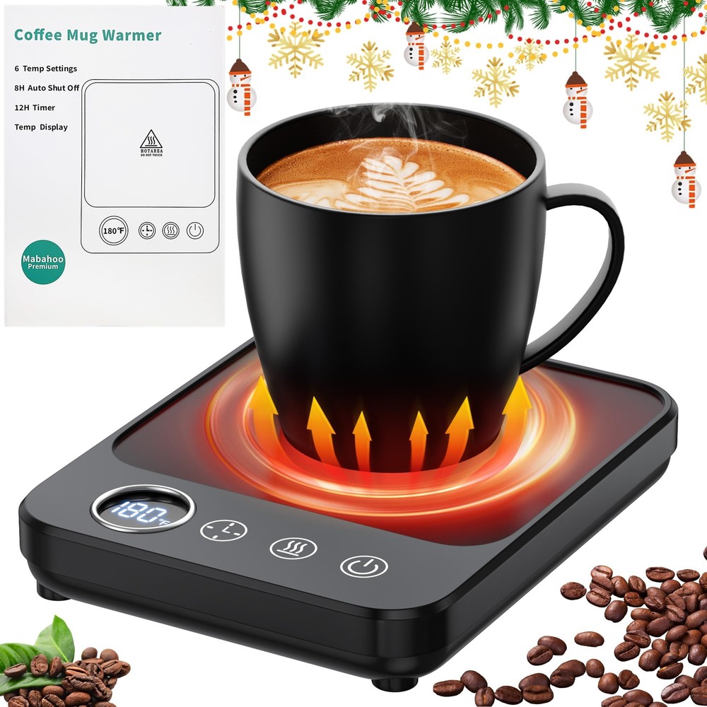 Coffee Mug Warmer, 36W Electric Coffee Cup Warmer, Smart Mug Warmer for Coffe...