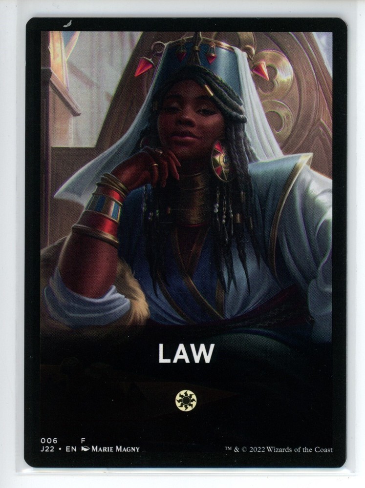 LAW THEME CARD Jumpstart 2022 #6 J22(NM+)(MTG)