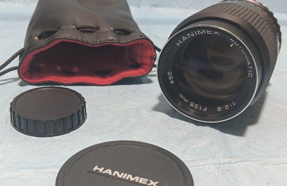Hanimex 135mm f/2.8 Lens - Clean Optics, Untested-Perfect for Photography Lovers