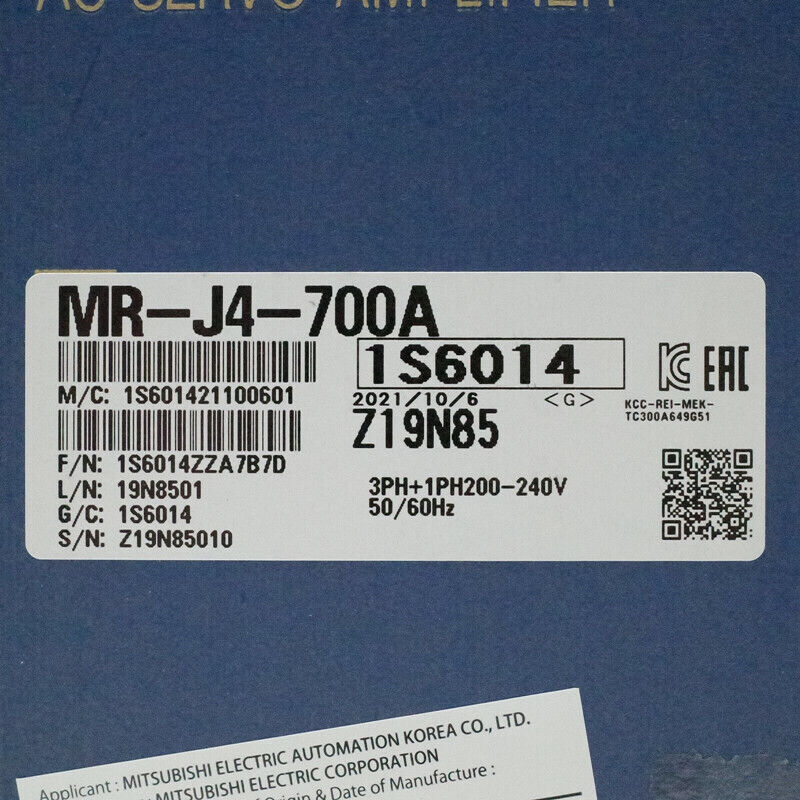 MR-J4-700A 1PCS PRO MITSUBISHI SERVO DRIVE  MR-J4-700A
